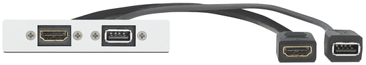 Extron One HDMI Female, One USB A 2.0 Female on Pigtails