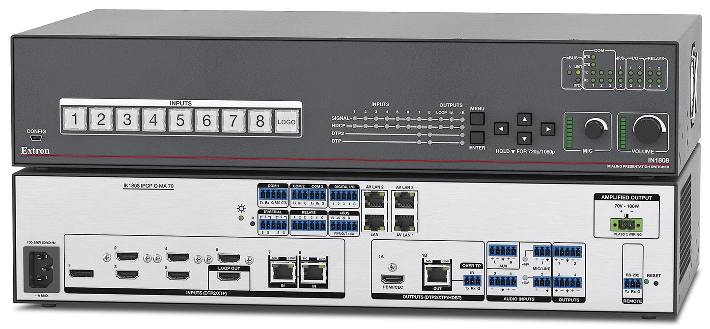 Extron IN1808 IPCP Q MA 70