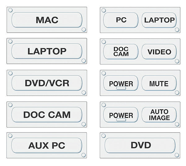 Extron MLC 62 Button Kit