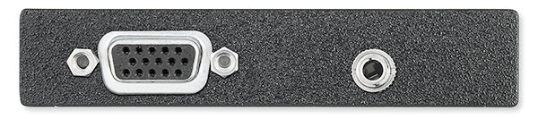 Extron One 15-pin HD Female to Female on 6" Pigtail, One 3.5 mm Mini Jack on Captive Screw
