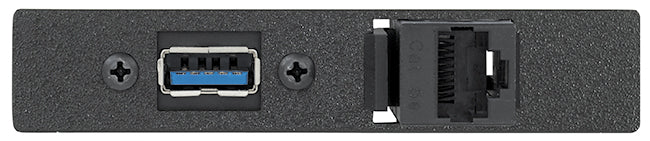 Extron One USB 3.2 Type-A Female to USB Type-B Female on Pigtail, One RJ-45 Female to Female Barrel – CAT 5e