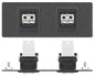 Extron Two Fiber Duplex LC Female to Female Barrels