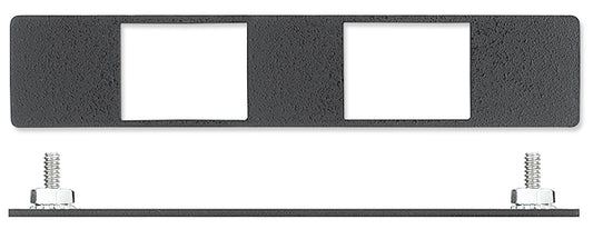 Extron Blank Plate with Two Keystone Openings