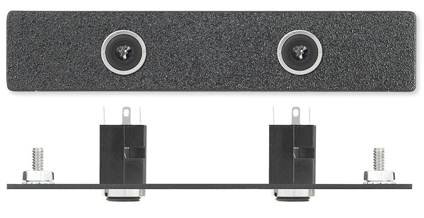 Extron Two 3.5 mm Stereo Mini Jack to Solder Tabs