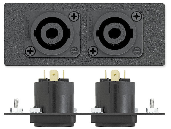 Extron Two Neutrik Speakon Male to Solder Tabs - 4 Pole