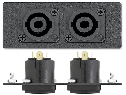 Extron Two Neutrik Speakon Male to Solder Tabs - 4 Pole