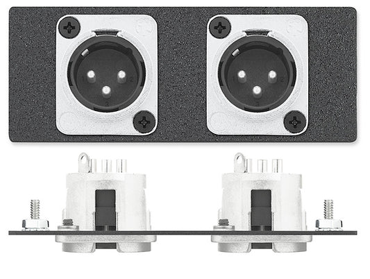 Extron Two XLR 3-pin Male to Solder Cups - Neutrik