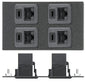 Extron Four RJ-45 Female to Female Barrels - CAT 5e