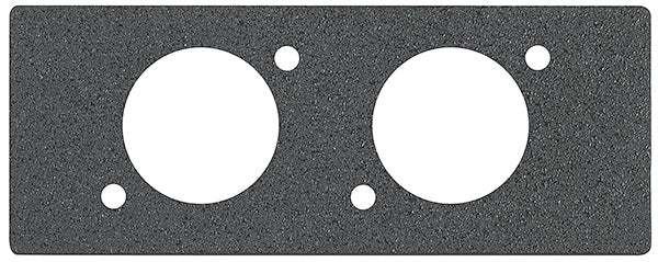 Extron Blank Plate with Two Neutrik Openings
