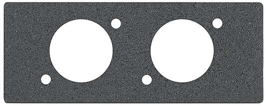 Extron Blank Plate with Two Neutrik Openings