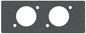 Extron Blank Plate with Two Neutrik Openings