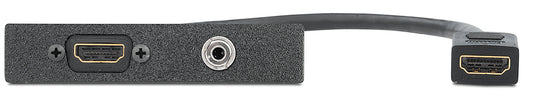 Extron One HDMI Female to Female on Pigtail, One 3.5 mm Stereo Mini Jack to Captive Screw