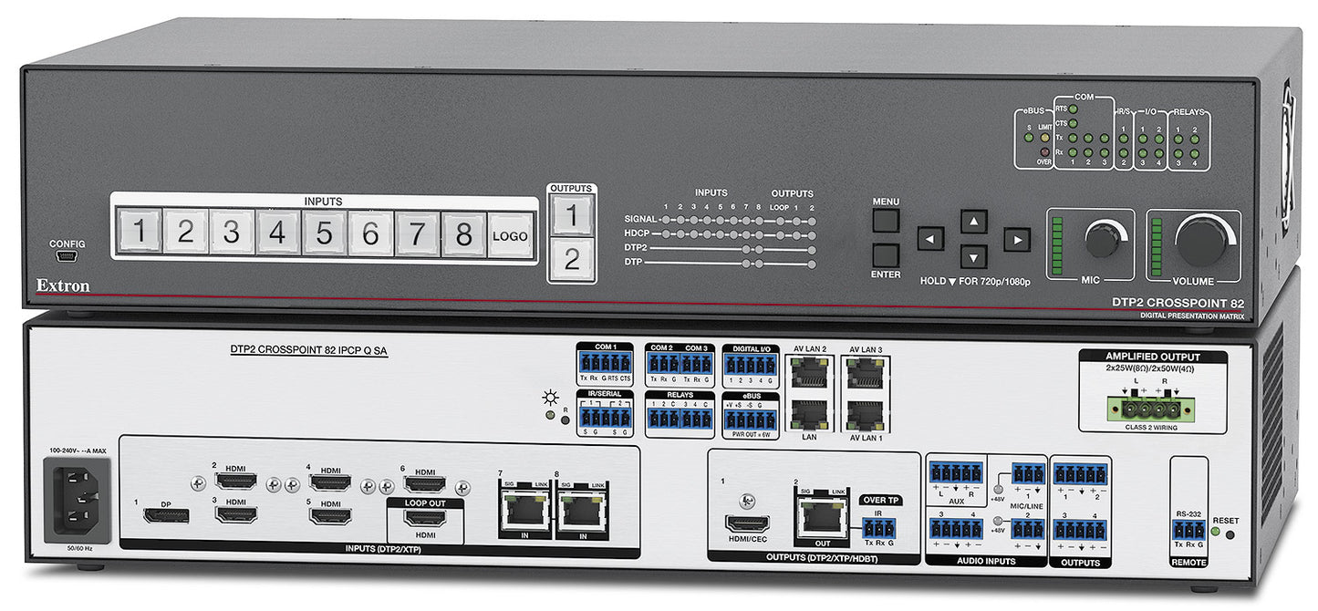 Extron DTP2 CrossPoint 82 IPCP Q SA