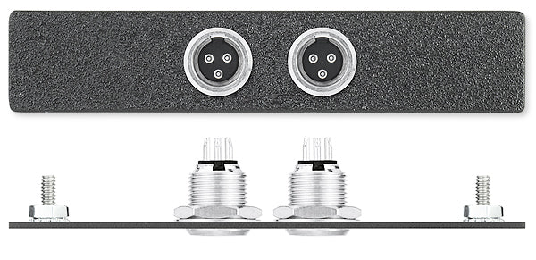 Extron Two Mini XLR 3-pin Male to Solder Cups - Switchcraft