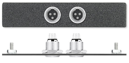 Extron Two Mini XLR 3-pin Male to Solder Cups - Switchcraft