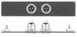 Extron Two Mini XLR 3-pin Male to Solder Cups - Switchcraft
